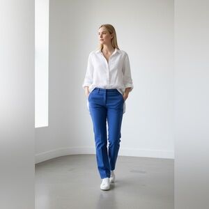 Elegant Blue Women's Pants
